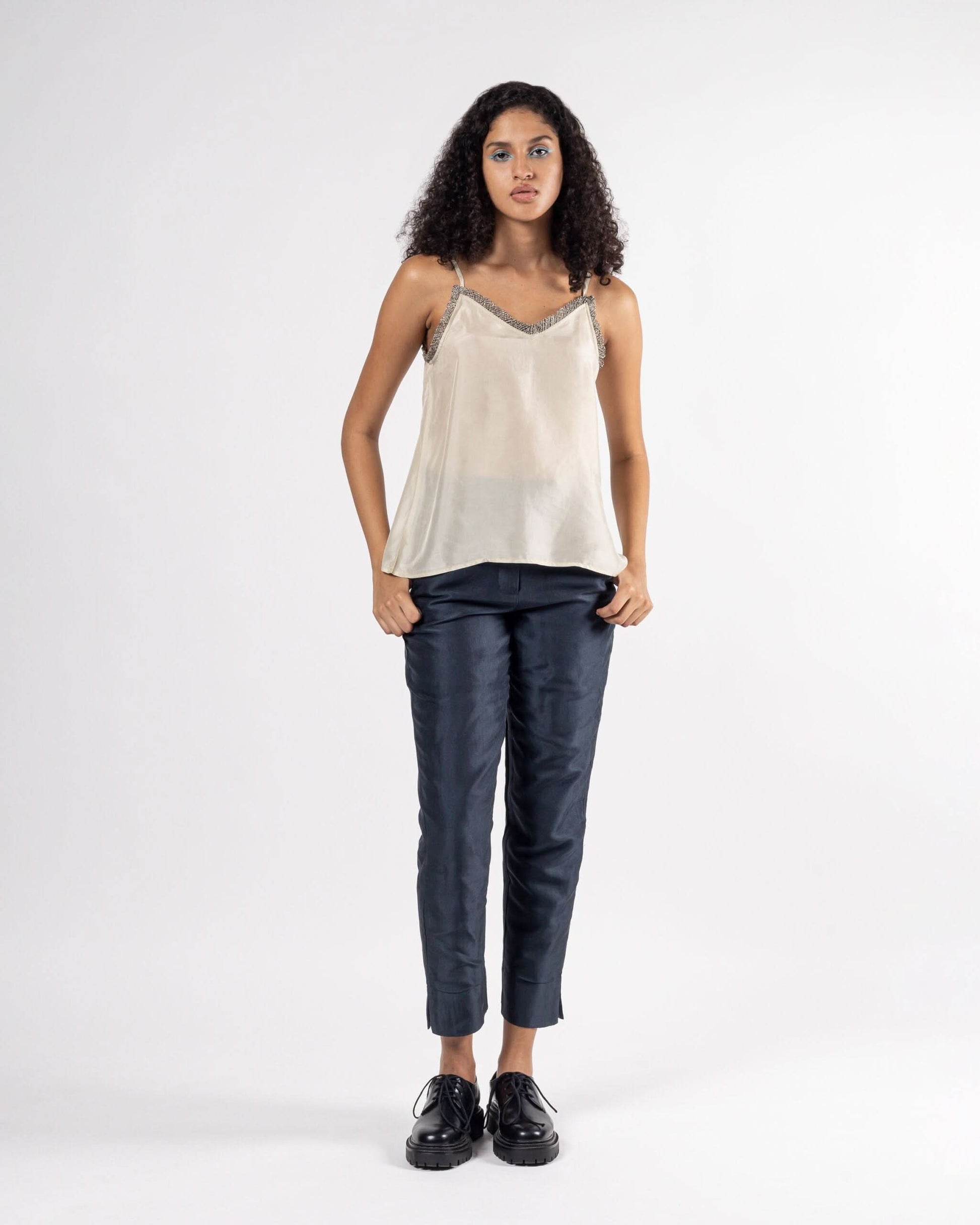 Gohan Beige Top