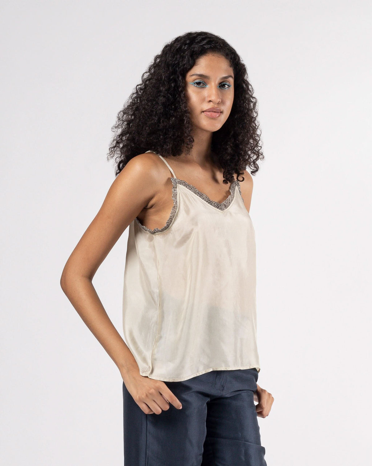 Gohan Beige Top
