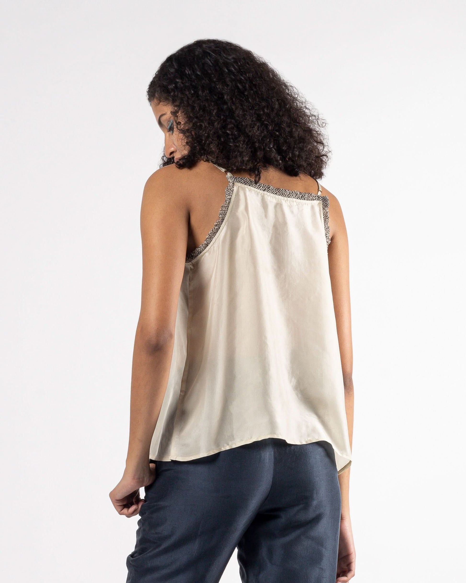 Gohan Beige Top