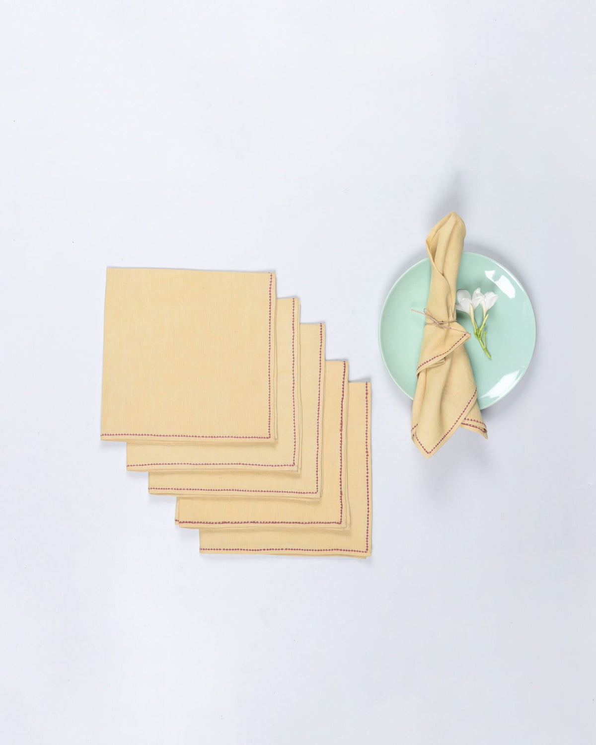 Hana Mustard Napkin (Set of 6)