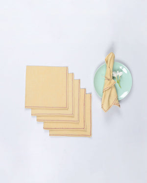 Hana Mustard Napkin (Set of 6)