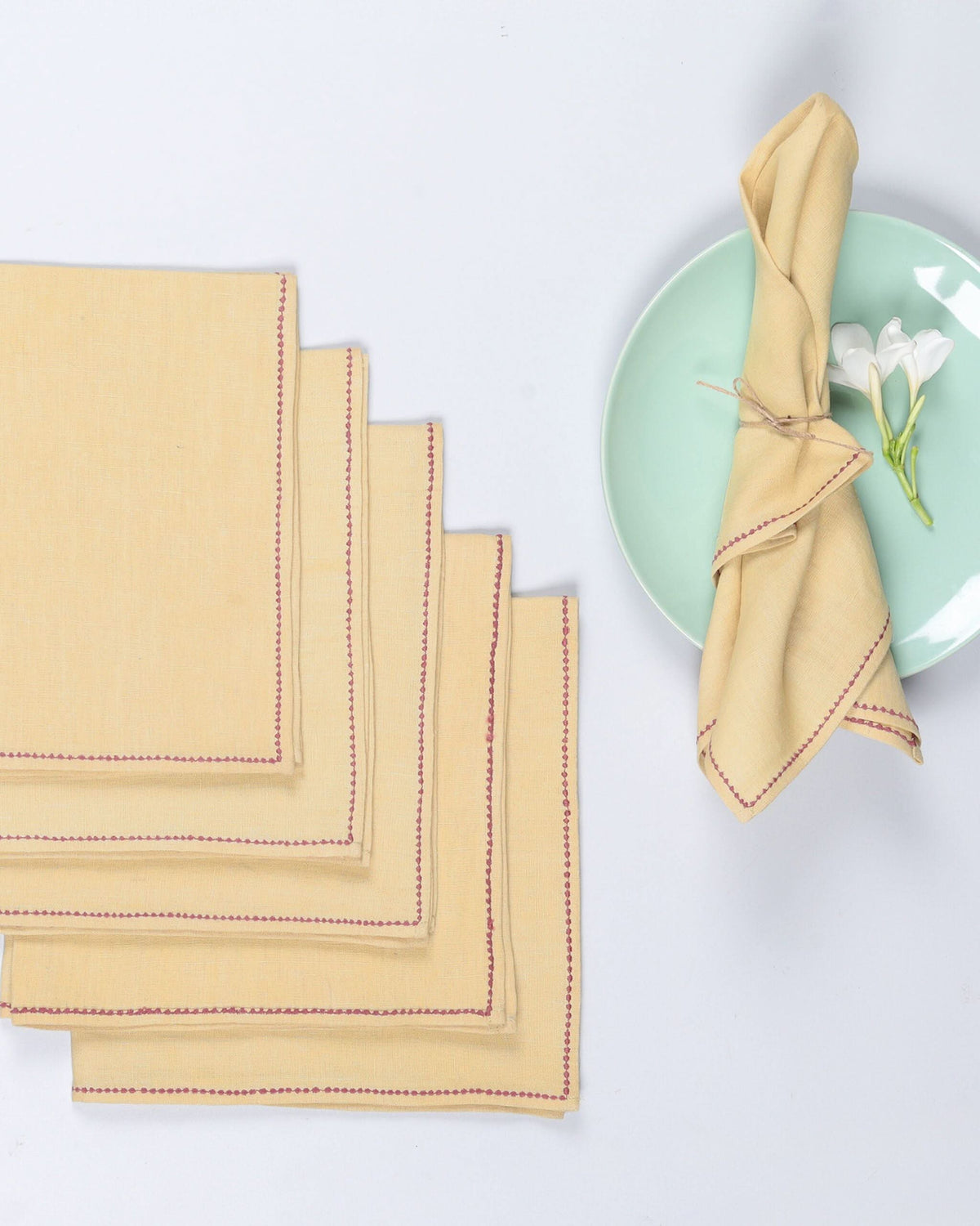 Hana Mustard Napkin (Set of 6)