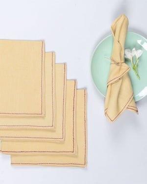 Hana Mustard Napkin (Set of 6)