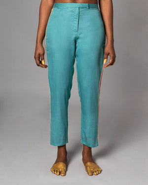 Nia Teal Trousers