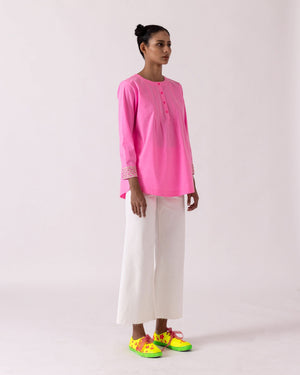Peppermint Neon Pink Top