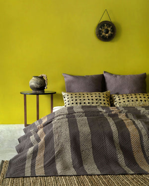 Striped Seaescape charcoal - Set of 5